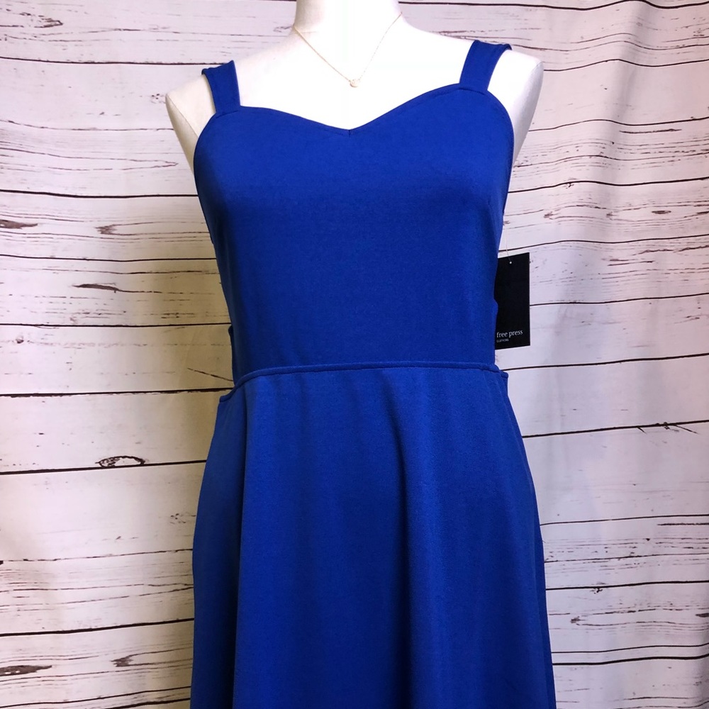 Blue Midi Dress from Free Press
